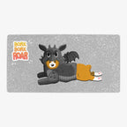 Dragon Corgi Playmat - Oversized Playmat / Grey / Plain