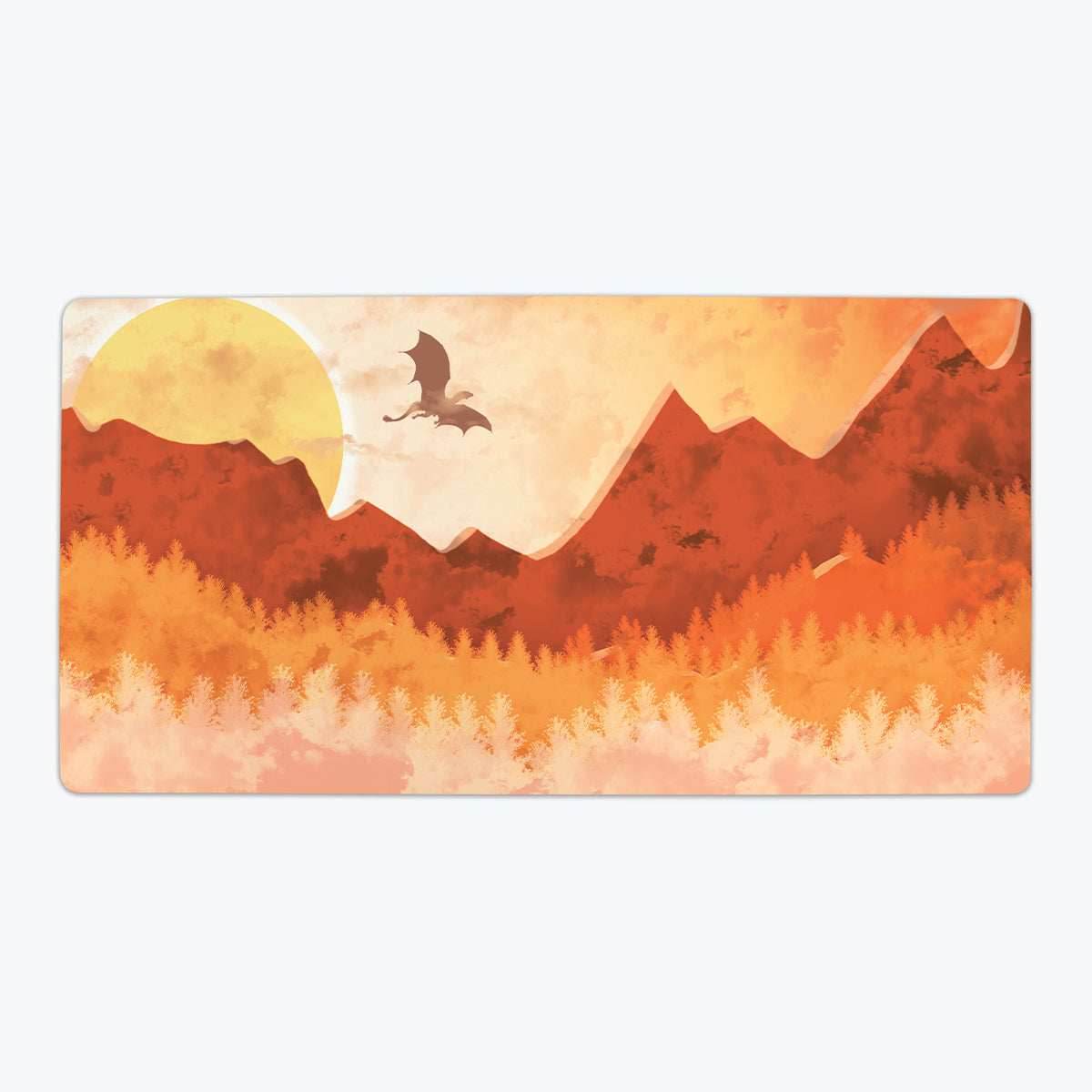 Dragon's Pass Playmat - Oversized Playmat / Sunscorched / Plain