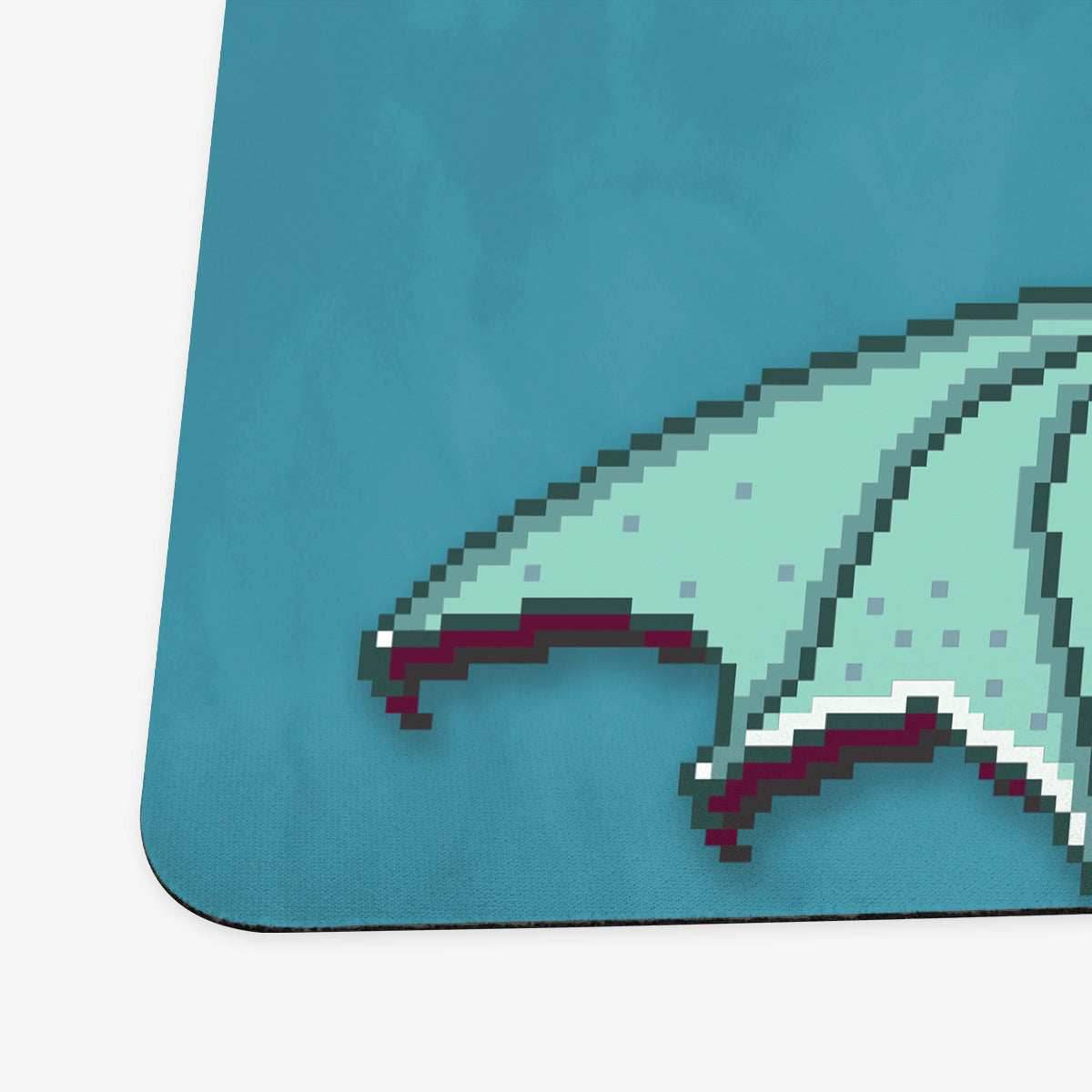 Pixel Dragon Playmat - Standard Playmat / Blue / Plain