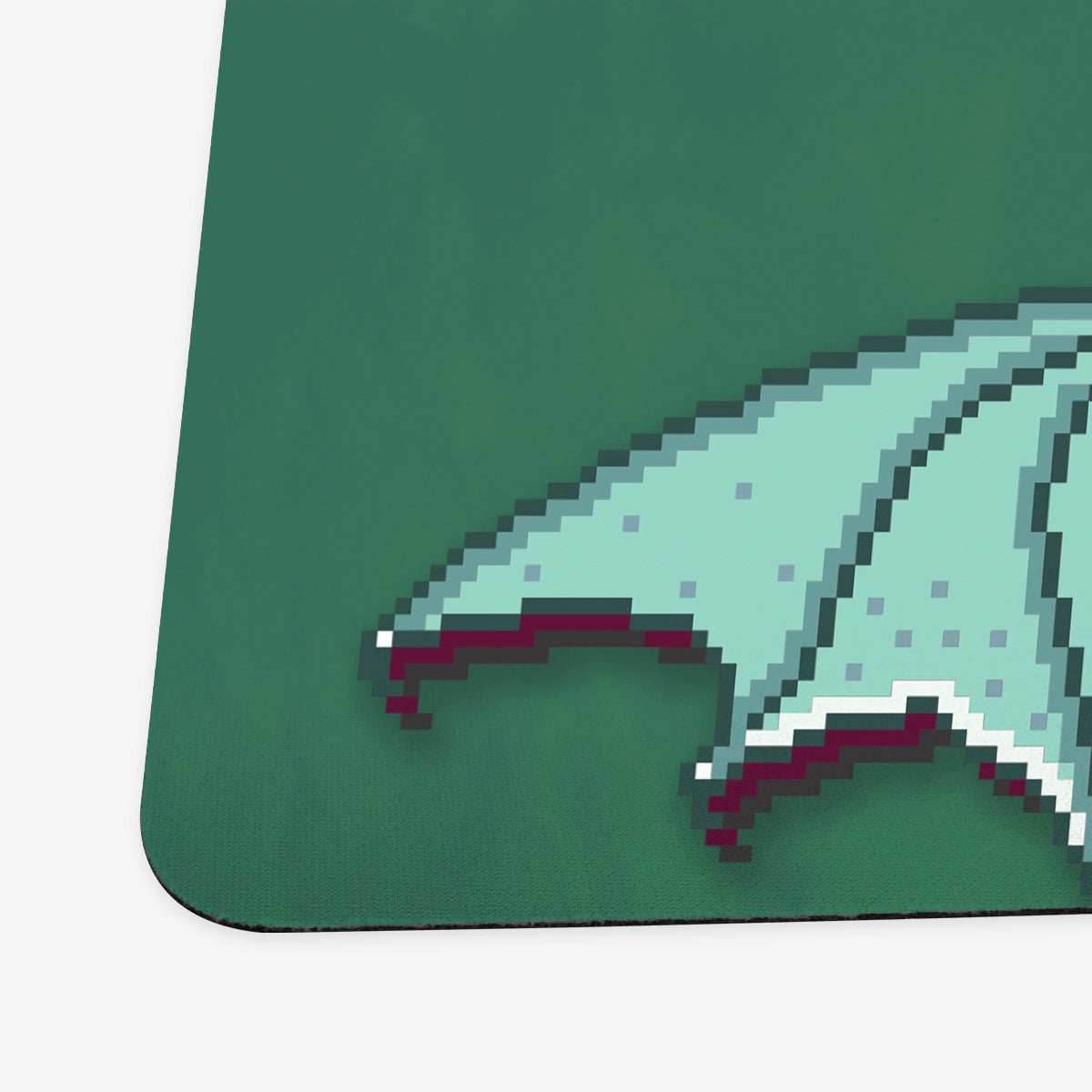 Pixel Dragon Playmat - Standard Playmat / Blue / Plain