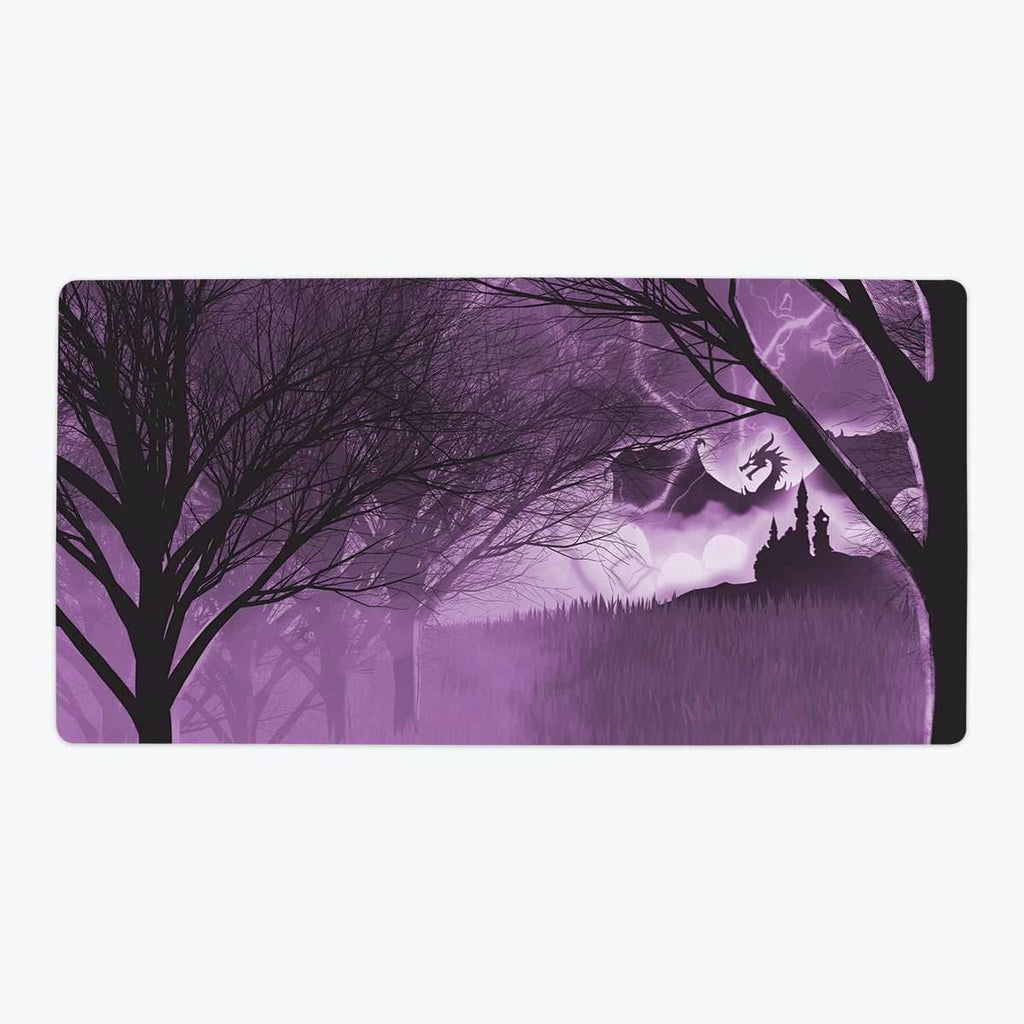 Thunder Dragon Castle Playmat - Oversized Playmat / Purple / Plain
