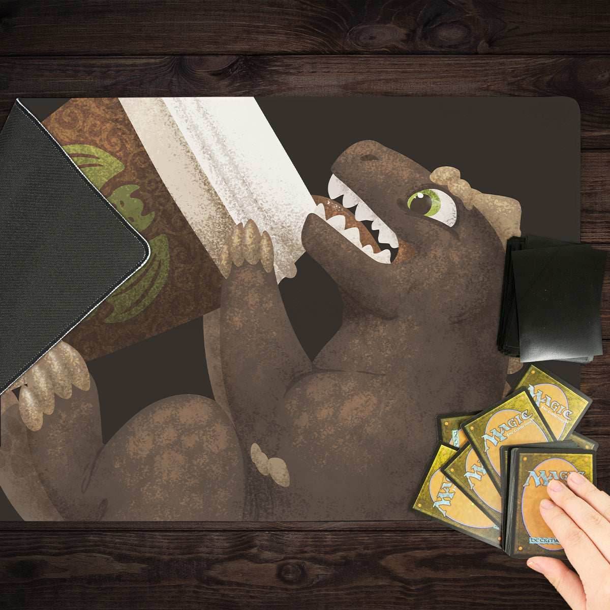 Coffee Guzzler Dragon Playmat - Standard Playmat / Plain