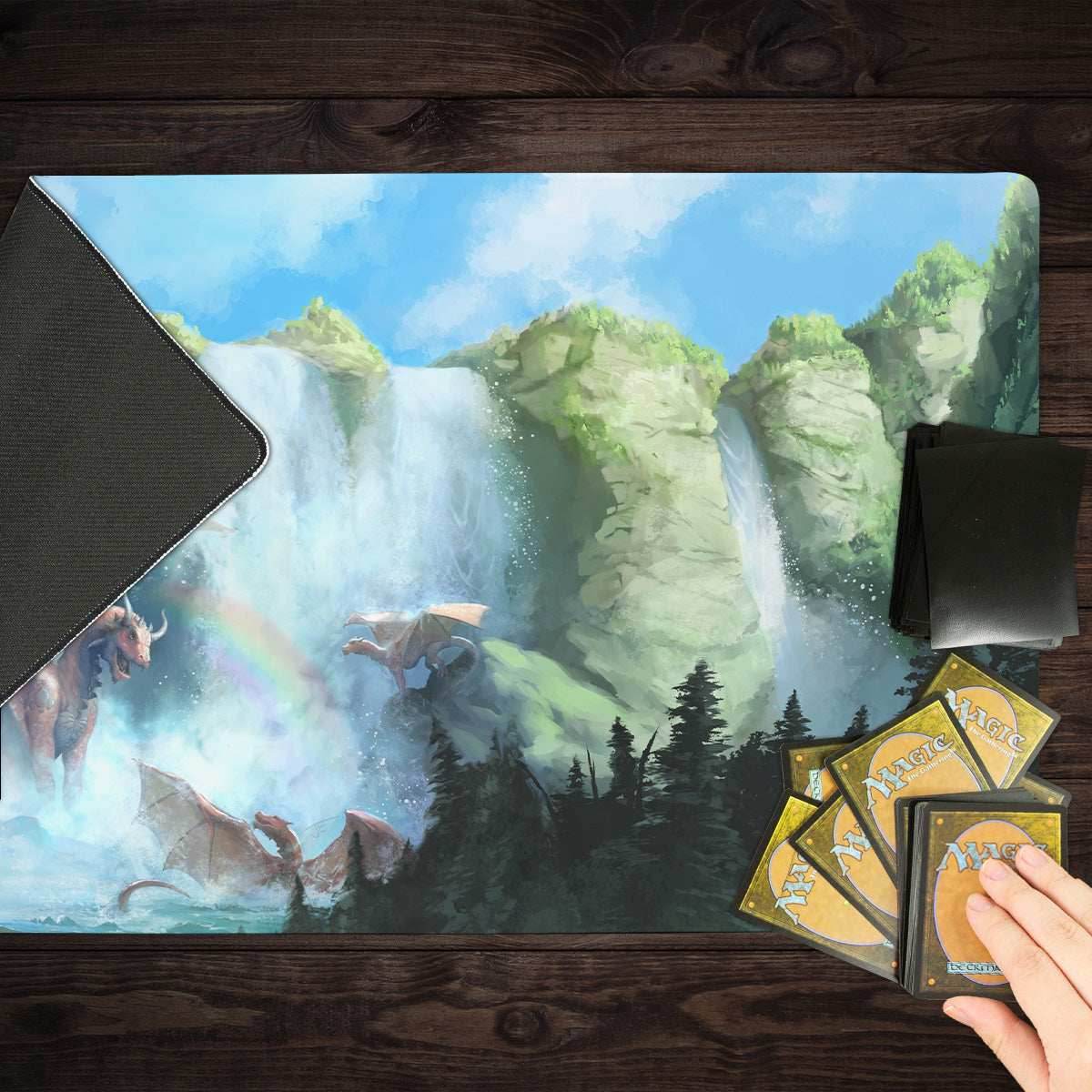 Dragon Family Bath Time Playmat - Standard Playmat / Plain