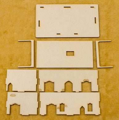 Middle East One Story Building - 28MMDF015-R - 