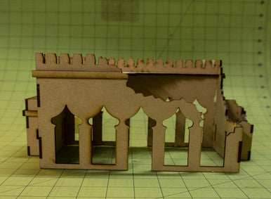 28mm Ruined Temple (MDF) - 28MMDF160-4 - 
