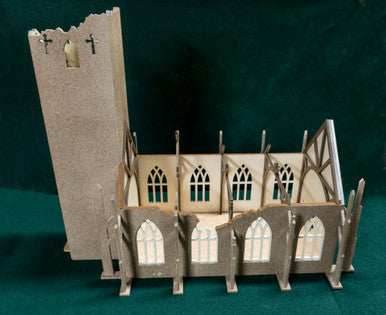 28mm Ruined Church/Cathedral - 28MMDF171 - 