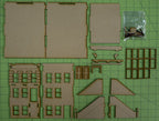 28mm "Brownstone" Row House (MDF) - 28MMDF401