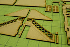 28mm "Brownstone" Row House (MDF) - 28MMDF402