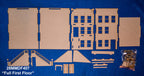 28mm "Brownstone" Row House (MDF) - 28MMDF407