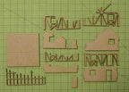 28mm Small Half Timber House - 28MMDF550 - 