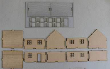 28mm Small Country Home, 2 Story - 28MMDF553 - 