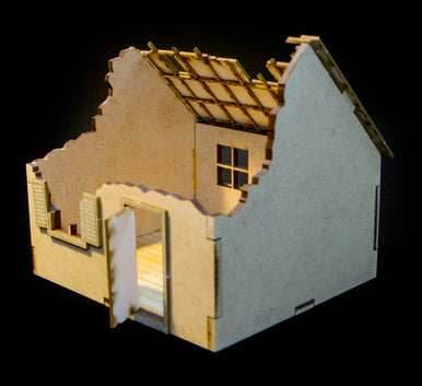 28mm Ruined Small Country Home - 28MMDF555 - 
