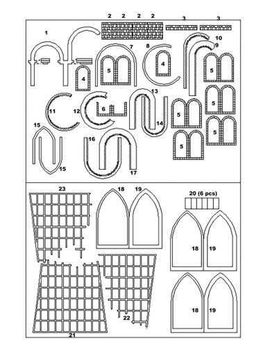 28mm (1/56th scale) Church Bell Tower - 28MMDF600 - 