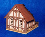 28mm Tudor House, Ruined - 28MMDF622 - 
