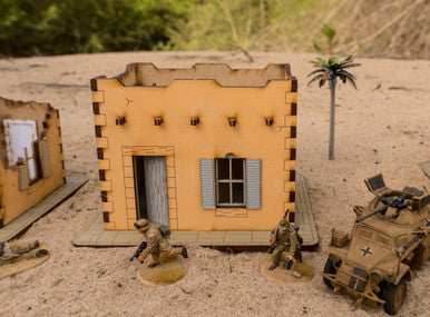 Pre Painted 28mm Middle Eastern Building - 28MPNT090amz - 