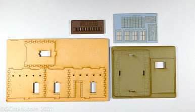 Pre Painted 28mm Middle Eastern Building - 28MPNT090amz - 