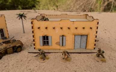 Pre Painted 28mm Middle Eastern Building - 28MPNT093amz - 