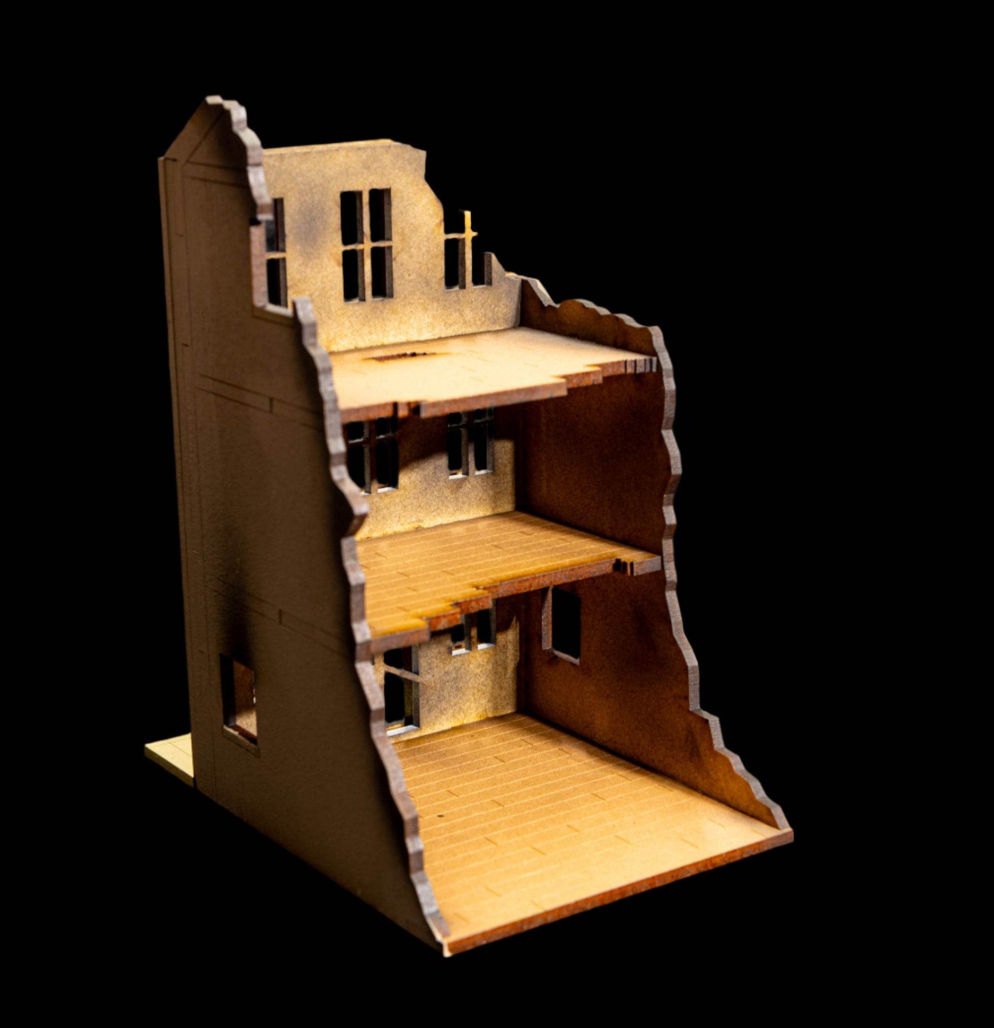 28mm European Building - 28MPNT514 (Painted and Assembled) - 