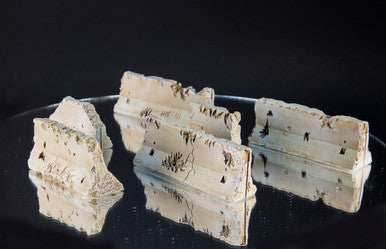 28mm Distressed Concrete Barriers, K-Rails (6 Per Kit) - 28MSCE009 - 