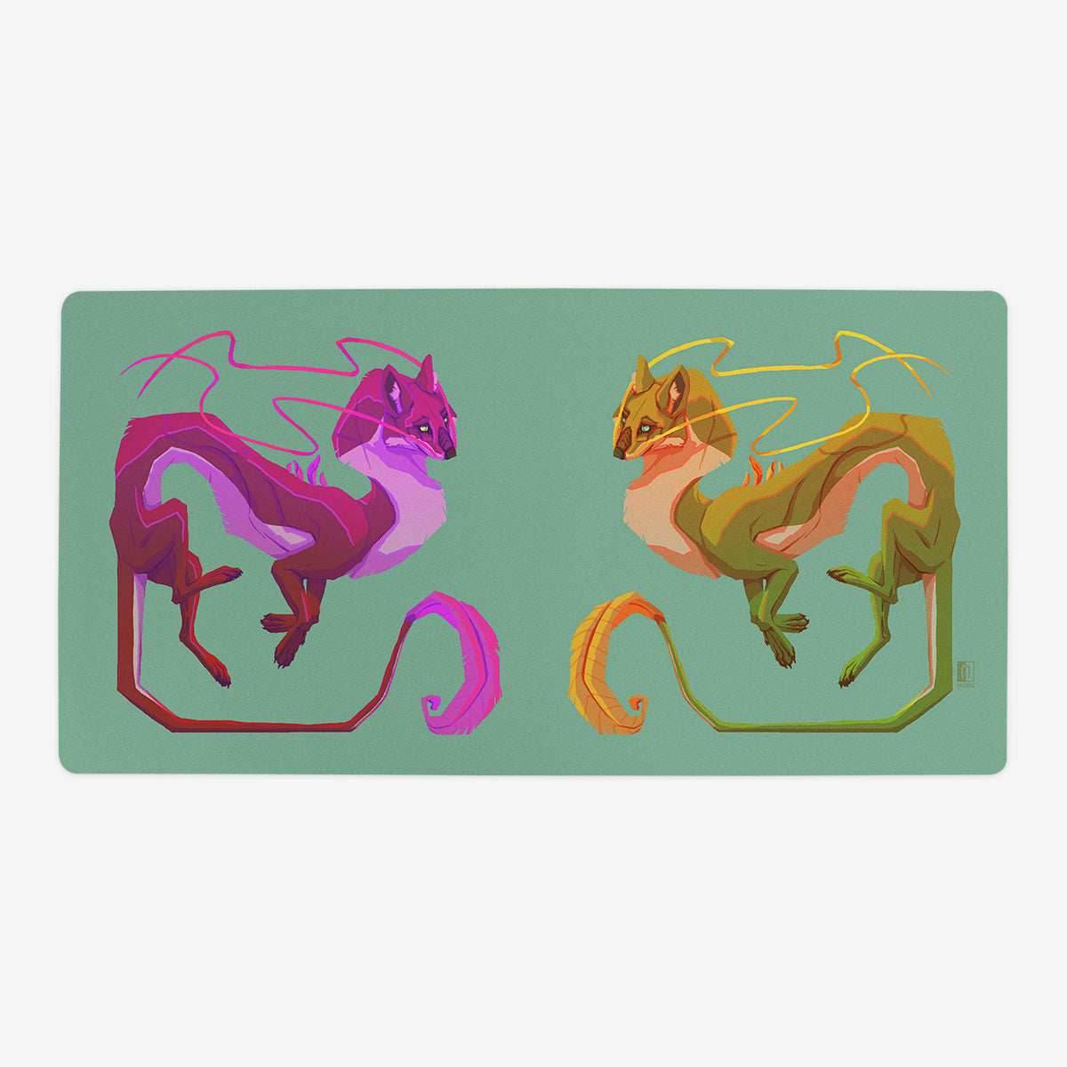 Dhole Dragons Playmat - Oversized Playmat / Plain