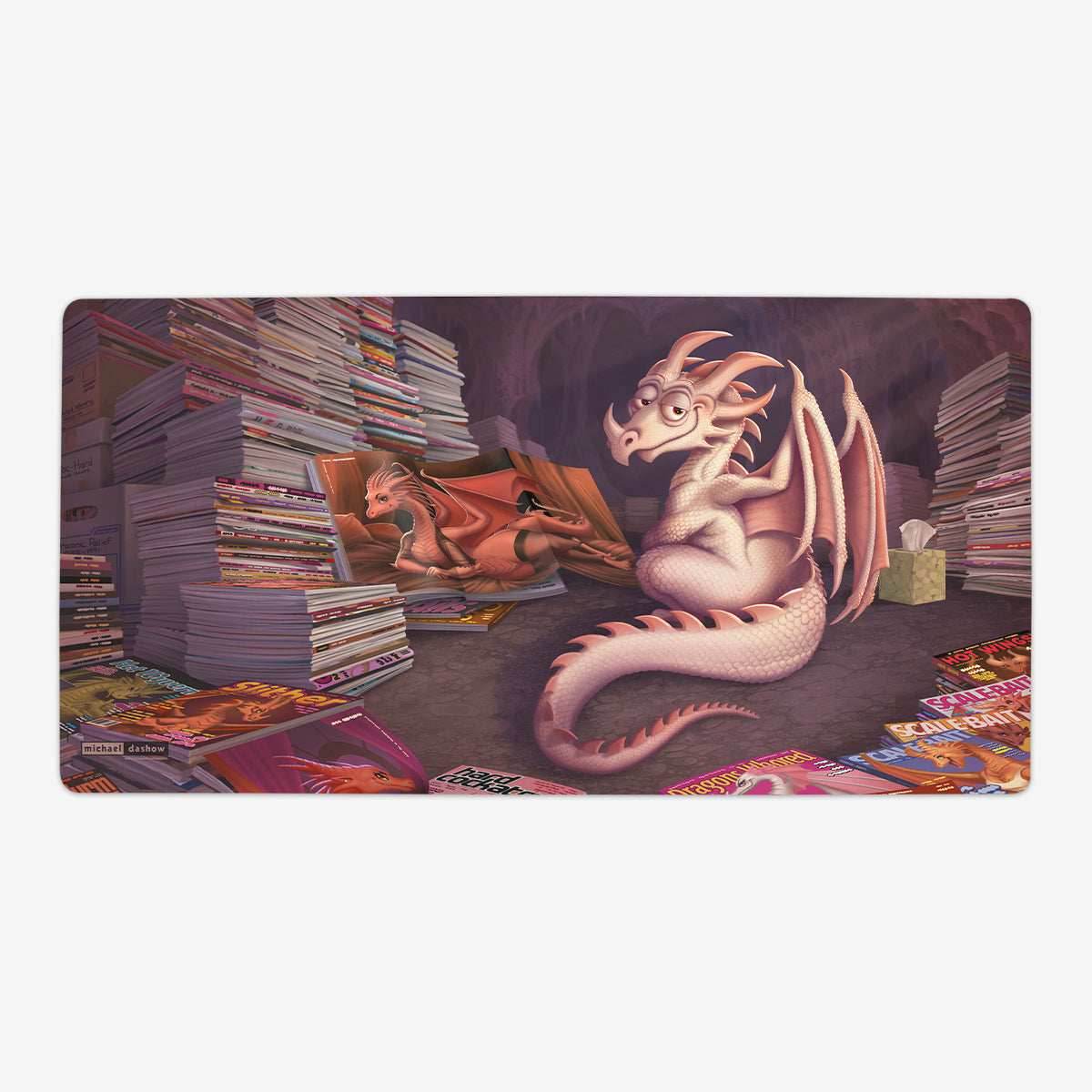 Horny Dragon's Hoard Playmat - Oversized Playmat / Plain