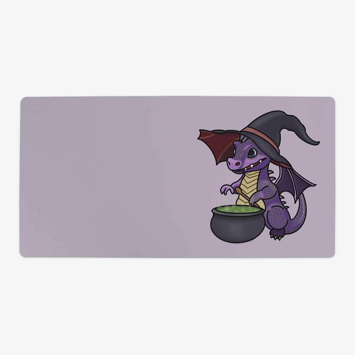Little Dragon Witch Playmat - Oversized Playmat / Purple / Plain