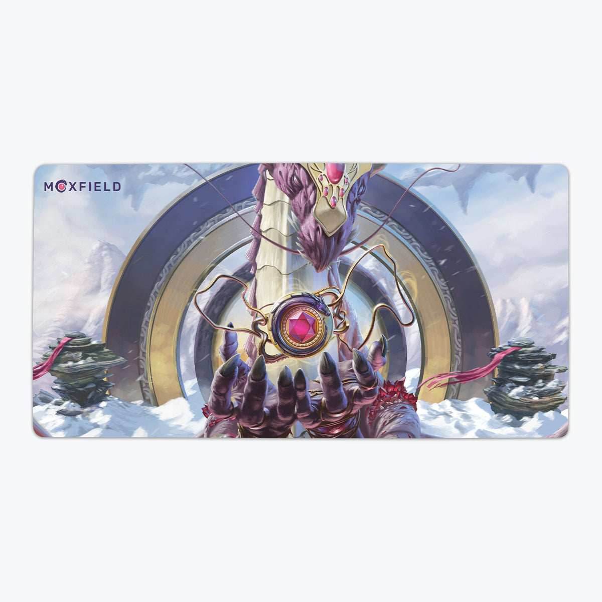 The Moxfield Dragon Playmat - Oversized Playmat / Plain
