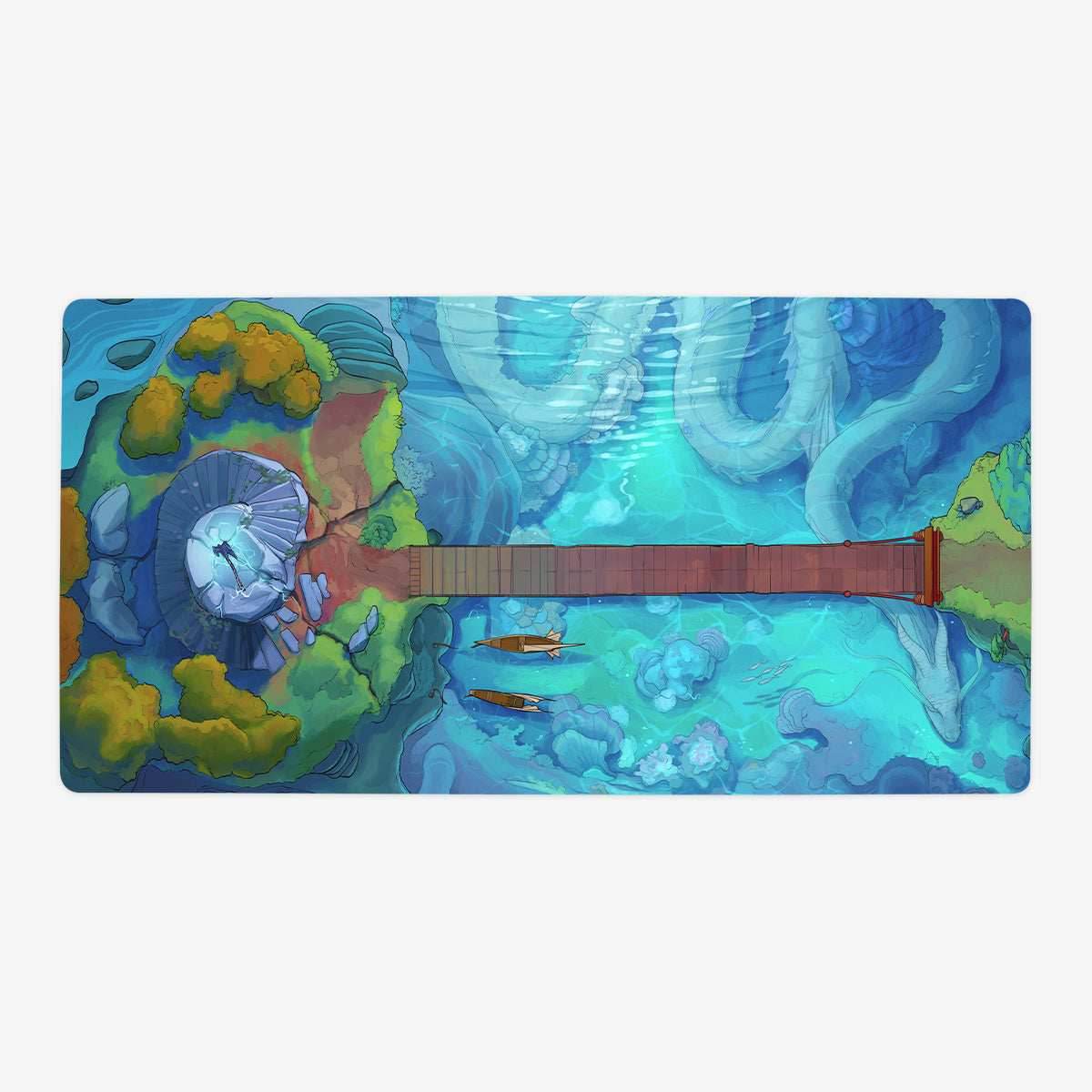 Dragon's Slumber Playmat - Oversized Playmat / Plain