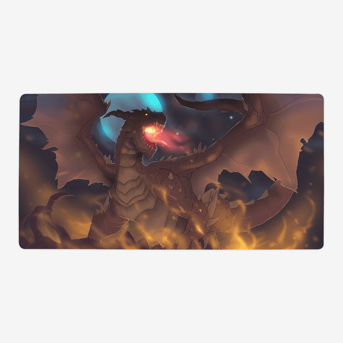 Dragon Mother Playmat - Oversized Playmat / Plain