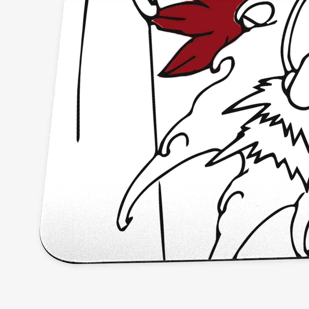 Black and White Dragon Playmat - Standard Playmat / Plain