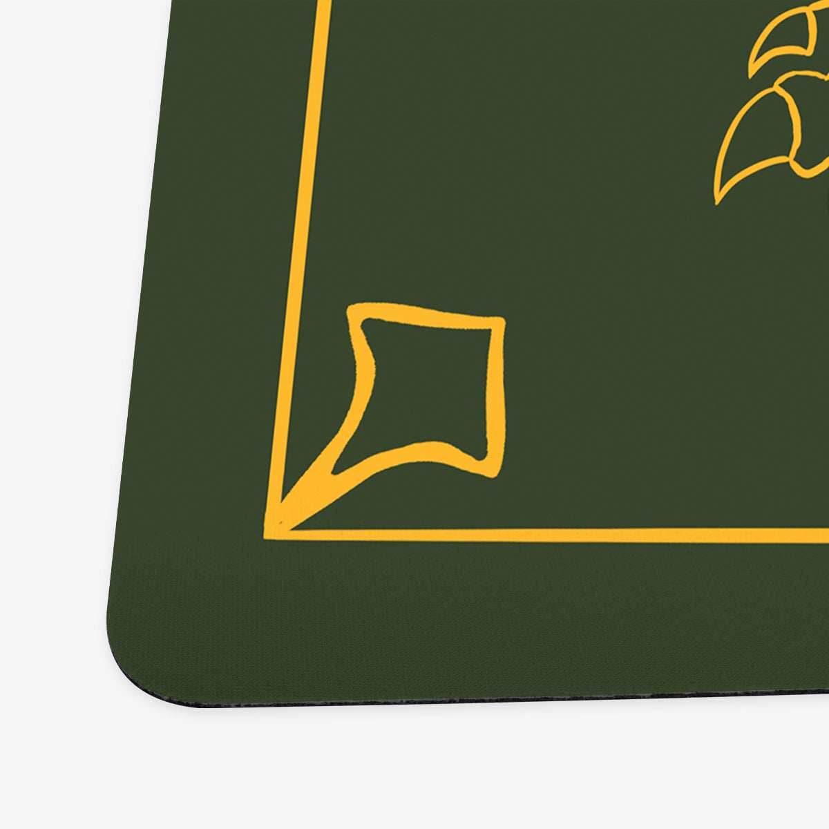 Golden Dragon Playmat - Standard Playmat / Black / Plain