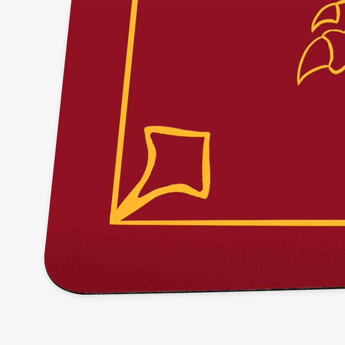 Golden Dragon Playmat - Standard Playmat / Black / Plain