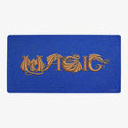 ZooLN Dragonskin Magic Playmat - Oversized Playmat / Blue and Gold / Plain