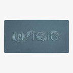 ZooLN Dragonskin Magic Playmat - Oversized Playmat / Silver and Silver / Plain