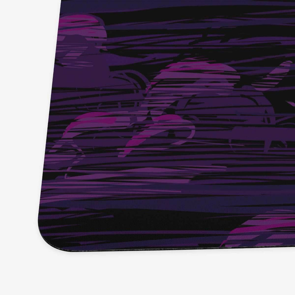 Blacklight Dragon Playmat - Standard Playmat / Cyan / Plain