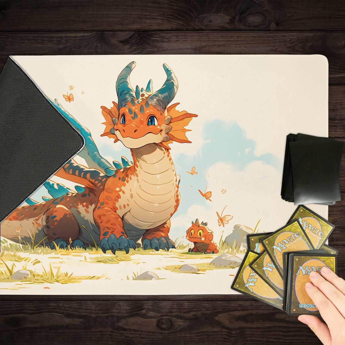 Proud Mama Dragon Playmat - Standard Playmat / Plain