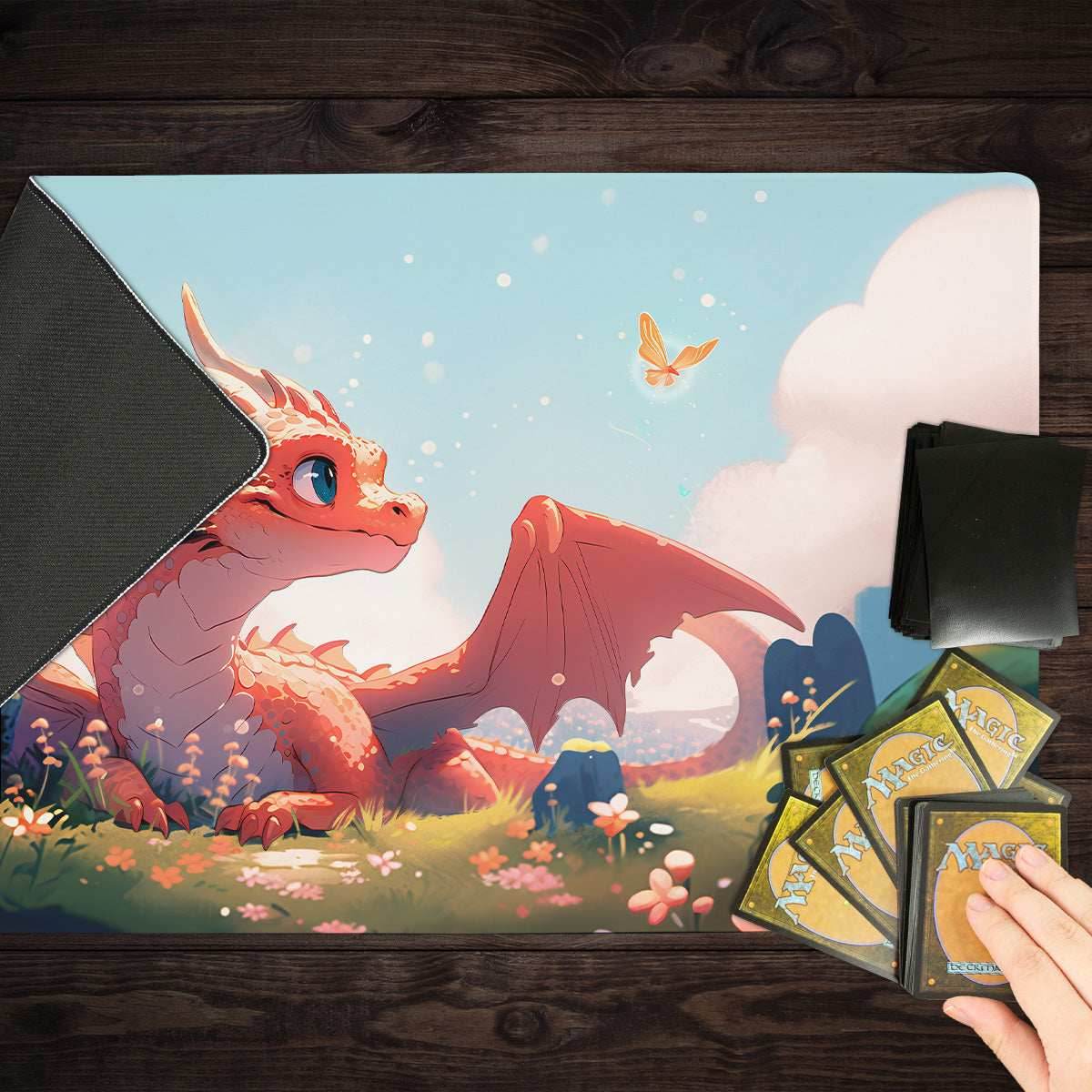 Sunshine Dragon Playmat - Standard Playmat / Plain