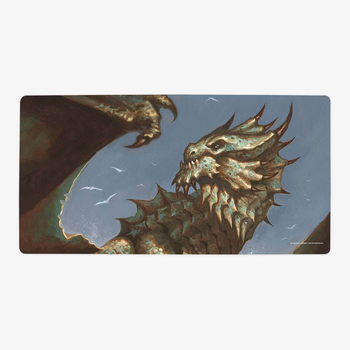 Ancient Bronze Dragon Playmat - Oversized Playmat / Plain