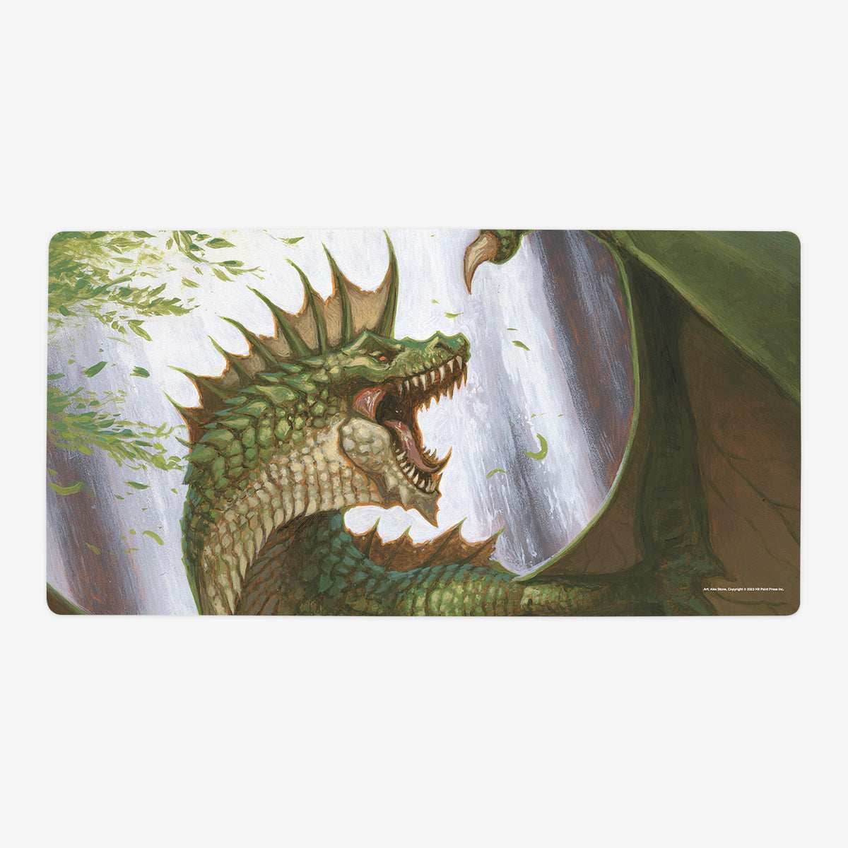 Ancient Green Dragon Playmat - Oversized Playmat / Plain