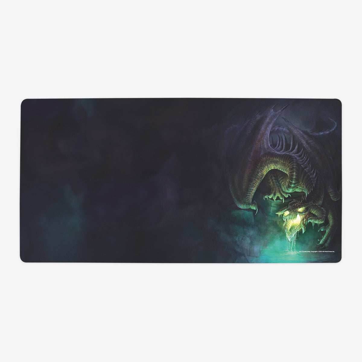 Adult Black Dragon Playmat - Oversized Playmat / Plain
