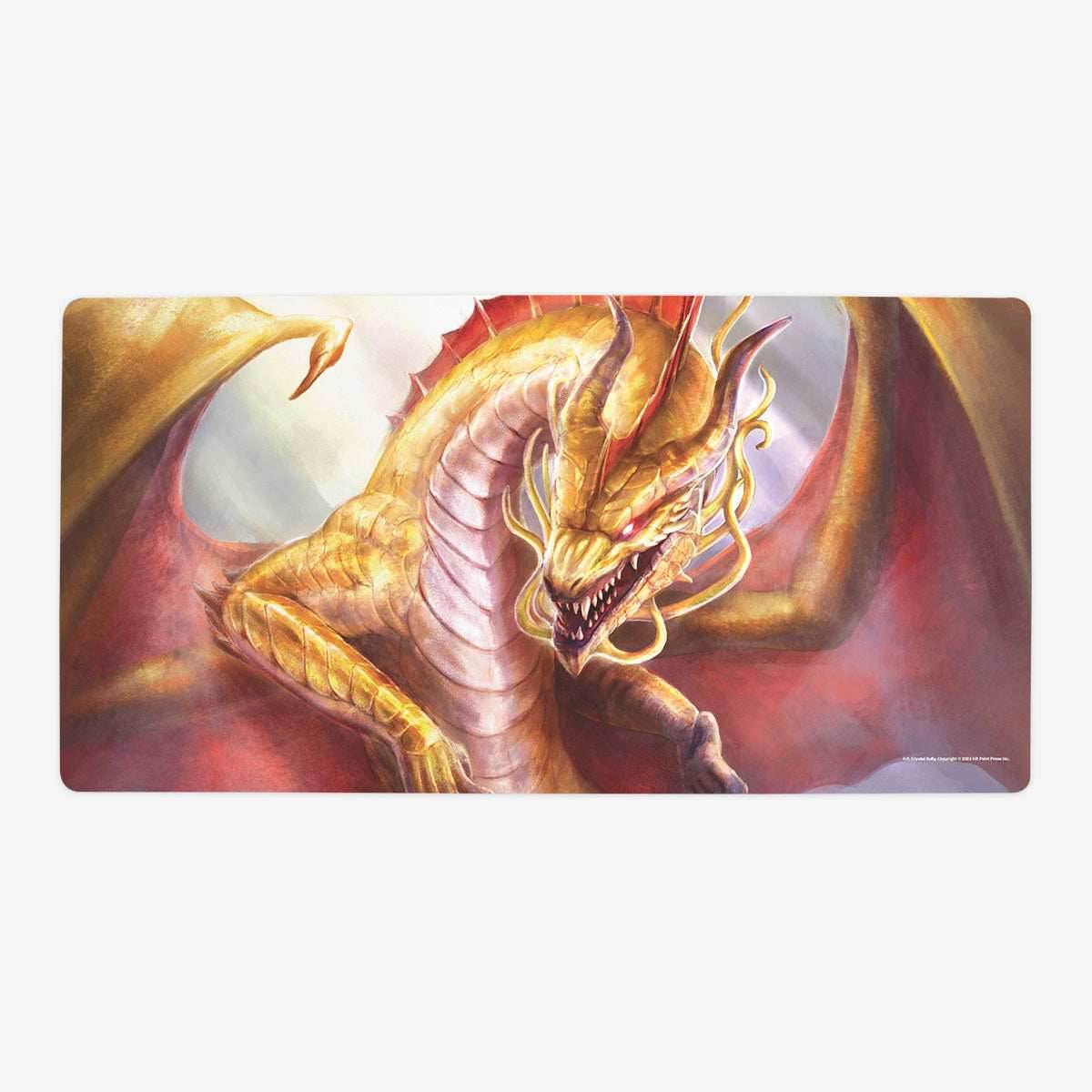 Adult Gold Dragon Playmat - Oversized Playmat / Plain