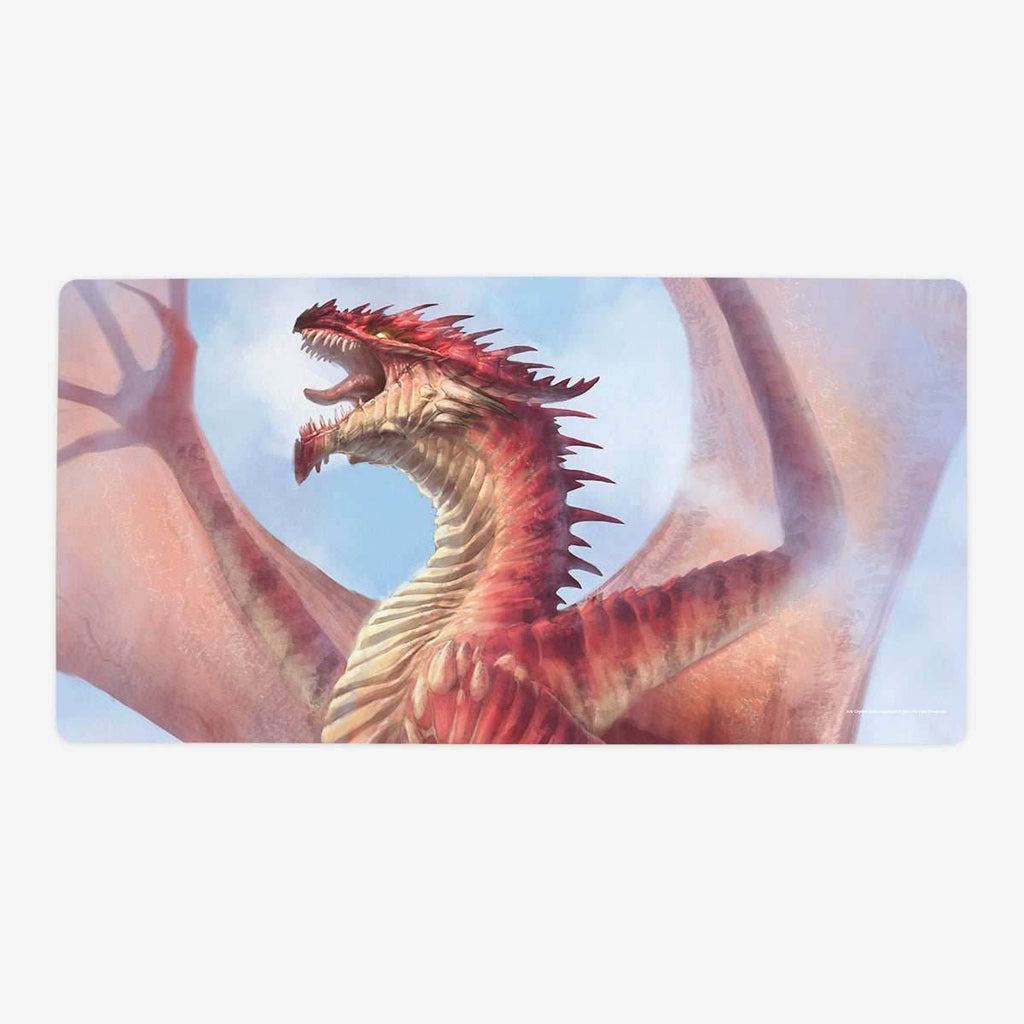 Adult Red Dragon Playmat - Oversized Playmat / Plain