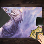 Adult White Dragon Playmat - Standard Playmat / Plain