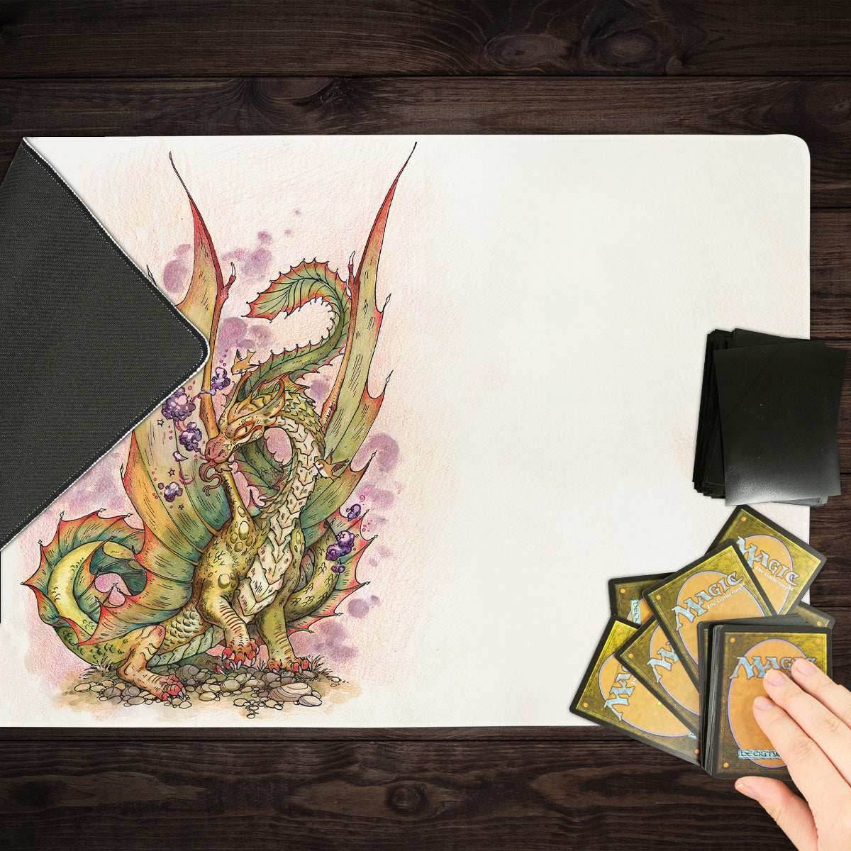 Young Brass Dragon Playmat - Standard Playmat / Plain