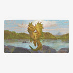 Bronze Wyrmling Dragon Playmat - Oversized Playmat / Plain