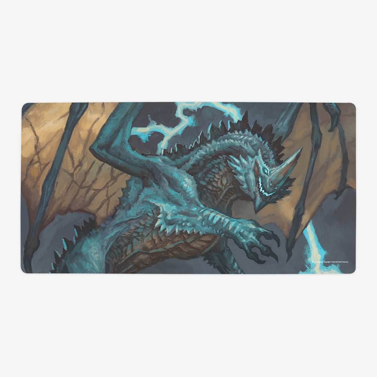 Ancient Blue Dragon Playmat - Oversized Playmat / Plain