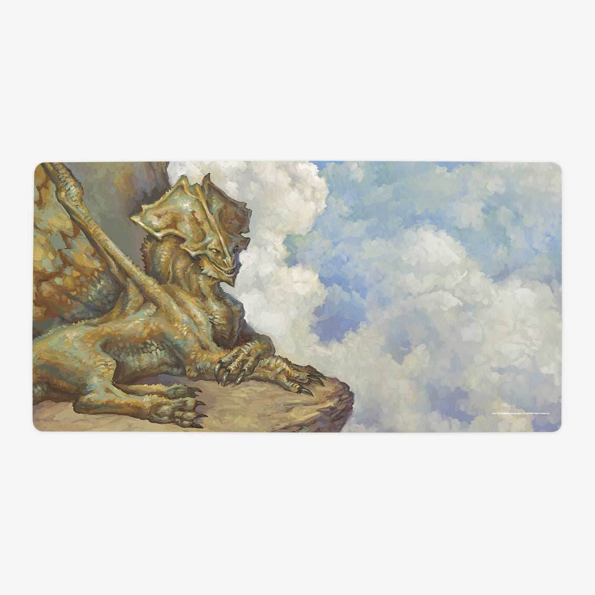 Ancient Brass Dragon Playmat - Oversized Playmat / Plain