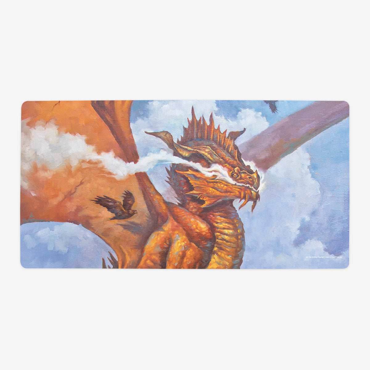 Ancient Red Dragon Playmat - Oversized Playmat / Plain