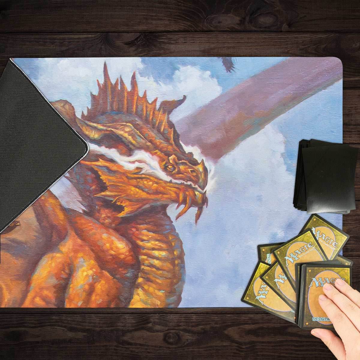Ancient Red Dragon Playmat - Standard Playmat / Plain