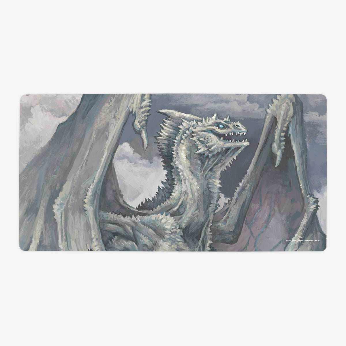 Ancient White Dragon Playmat - Oversized Playmat / Plain